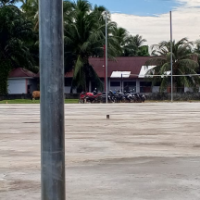 Di sinyalir pembangunan proyek lapangan Futsal DD-2025 tahap 1 di Desa pal 30 Kecamatan Lais, Kabupaten Bengkulu Utara , diduga terindikasi mark-up